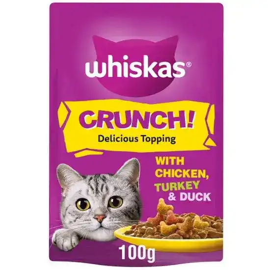 Whiskas Crunch Adult Cat Treats with Chicken