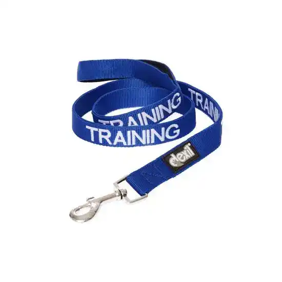Dexil Training Awareness Dog Lead Blue 18609