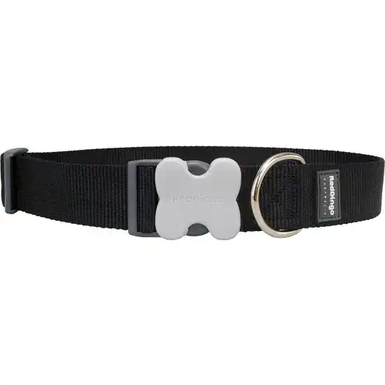 Red Dingo Classic Black Dog Collar 17063