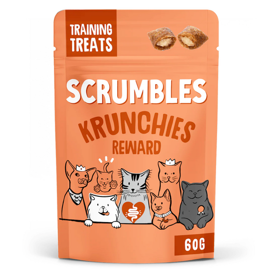 Scrumbles Krunchies Cat Treats with Chicken 3 x 60g 17817