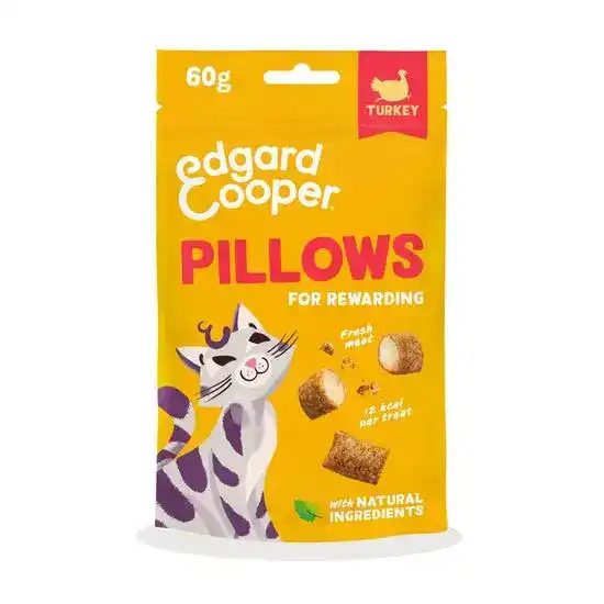 Edgard & Cooper Pillows Natural Cat Treats Turkey 21074