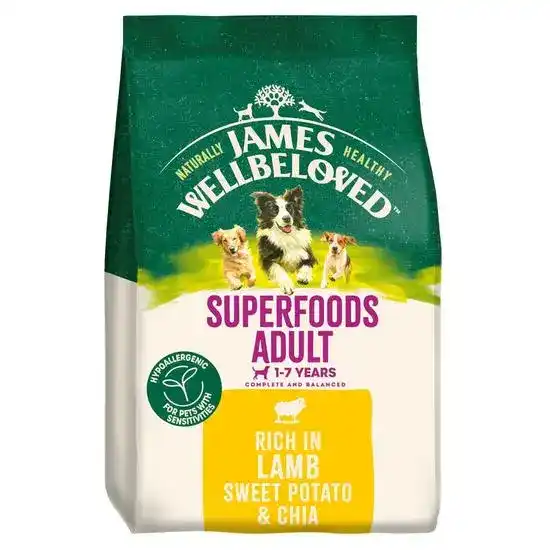 James Wellbeloved Superfoods Adult Dry Dog Food Lamb