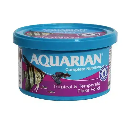 AQUARIAN Tropical and Temperate Flake Food for Tropical Fish 10692