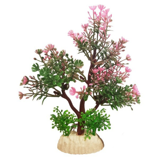 Betta Choice Pink Tree Plastic Aquarium Plant 20343