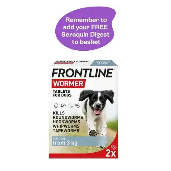 FRONTLINE WORMER Flavoured Tablets for Dogs (3kg and over) 2902
