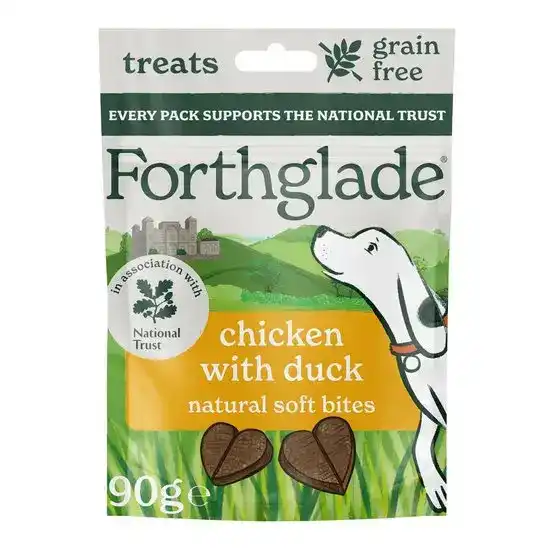 Forthglade Soft Bites National Trust Dog Treats with Chicken & Duck 8 x 90g 17849