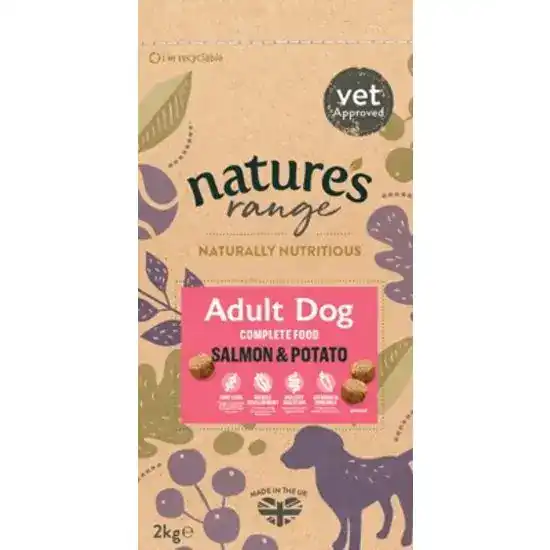 Nature's Range Adult Dry Dog Food with Salmon and Potato 17195