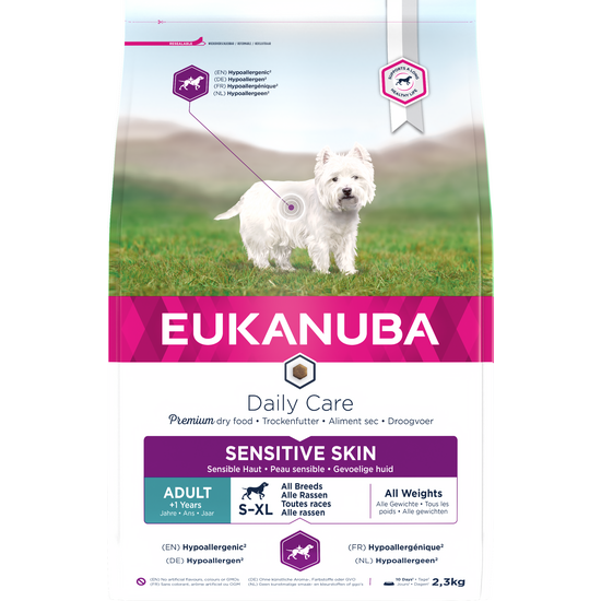 Eukanuba Daily Care Adult Sensitive Skin Dry Dog Food 774
