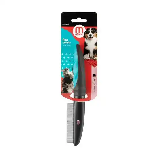Mikki Classic All Coats Deluxe Flea Comb for Dogs & Cats 16656