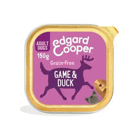 Edgard & Cooper Grain Free Adult Wet Dog Food Game & Duck 21058