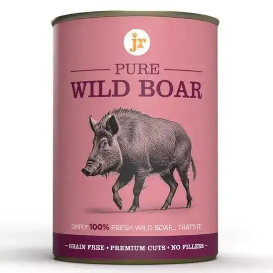 JR Pet Products Pure Wild Boar Topper & Mixer for Dogs 1 x 400g Can 18875
