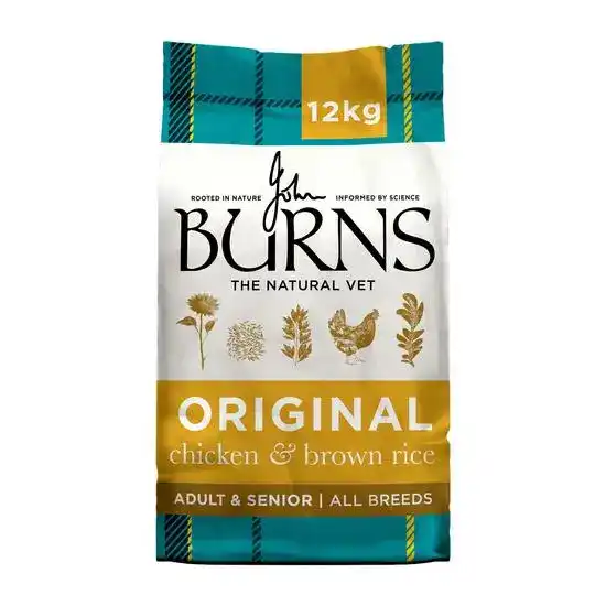Burns Original Adult & Senior Dry Dog Food with Chicken & Brown Rice 1071