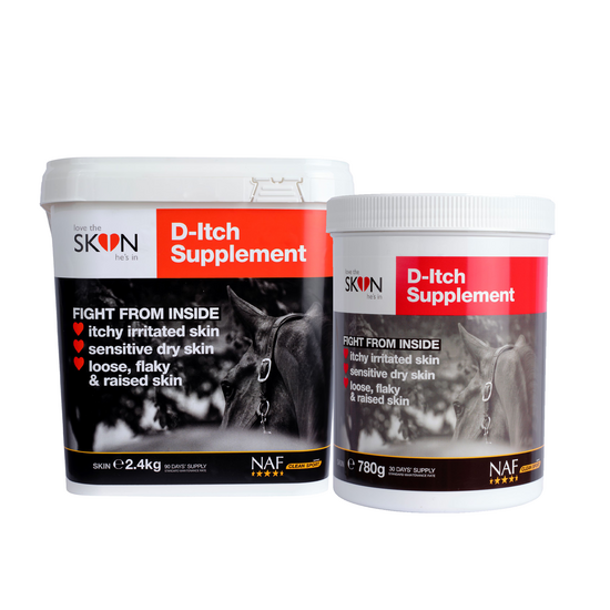 NAF love the SKIN he's in D-Itch Dry Skin Supplement for Horses 10193