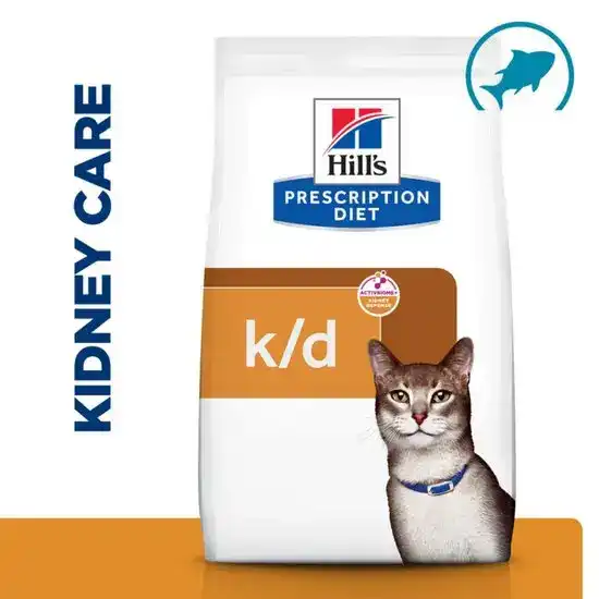 Hill's PRESCRIPTION DIET k/d Kidney Care Dry Cat Food with Tuna 15806
