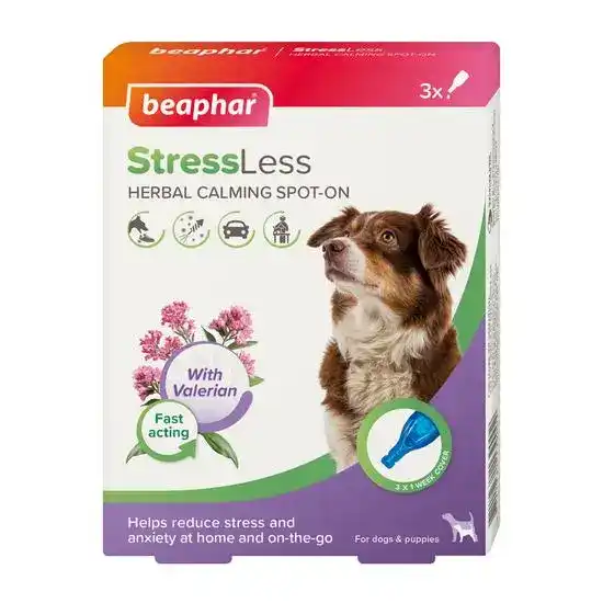 Beaphar StressLess Herbal Calming Spot-On for Dogs & Puppies 19347