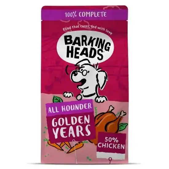 Barking Heads All Hounder Golden Years Senior Dry Dog Food with Chicken 18078