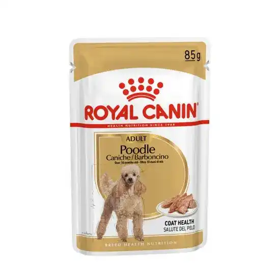 ROYAL CANIN Adult Poodle Wet Dog Food Loaf in Sauce 12 x 85g Pouches 17368