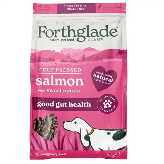 Forthglade Natural Cold Pressed Grain Free Complete Dry Dog Food Salmon 17567