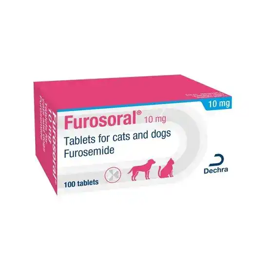 Furosoral Tablets for Cats & Dogs 10mg 17445