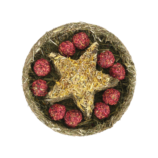 Rosewood Naturals Star 'N' Truffles Forage Tray Small Animal Christmas Treat 19876