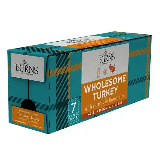 Burns Adult & Senior Wet Dog Food Wholesome Turkey 16575