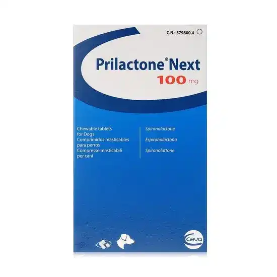 Prilactone Next Chewable Tablets for Dogs 100mg 10629
