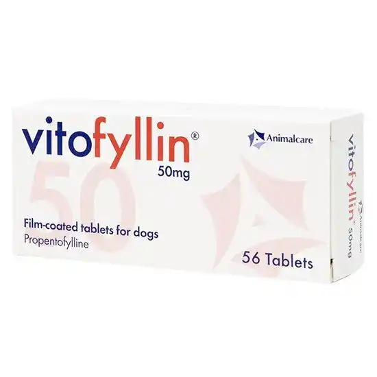 Vitofyllin Film-Coated Tablets for Dogs 50mg 3659
