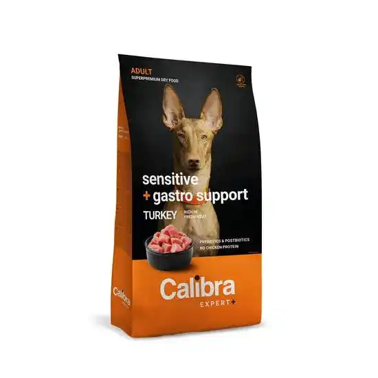 Calibra EXPERT+ Sensitive & Gastro Support Adult Dry Dog Food Turkey 21119