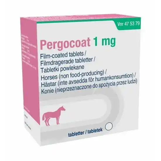 Pergocoat Film-Coated Tablets for Horses 1mg 16885