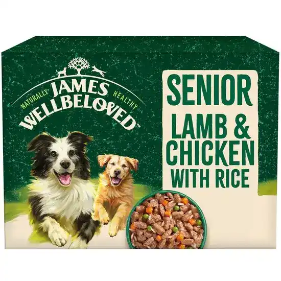 James Wellbeloved Senior Wet Dog Food with Lamb