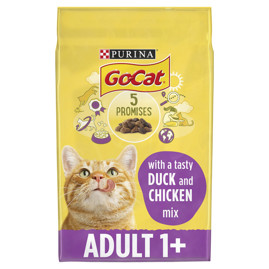 Purina Go-Cat with Duck & Chicken Mix Dry Cat Food 15757