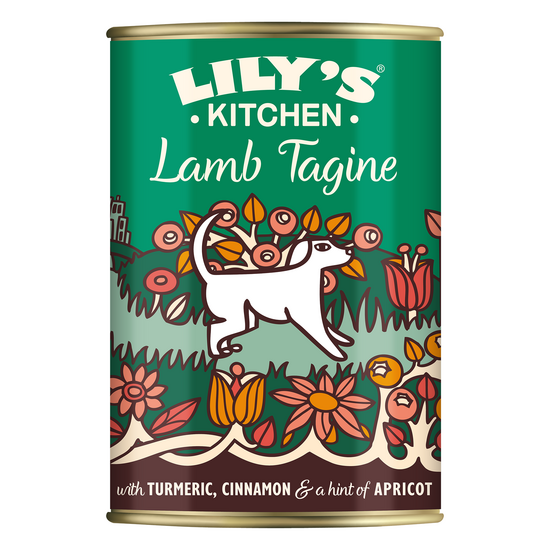 Lily's Kitchen Adult Lamb Tagine Wet Dog Food 6 x 400g Cans 17642