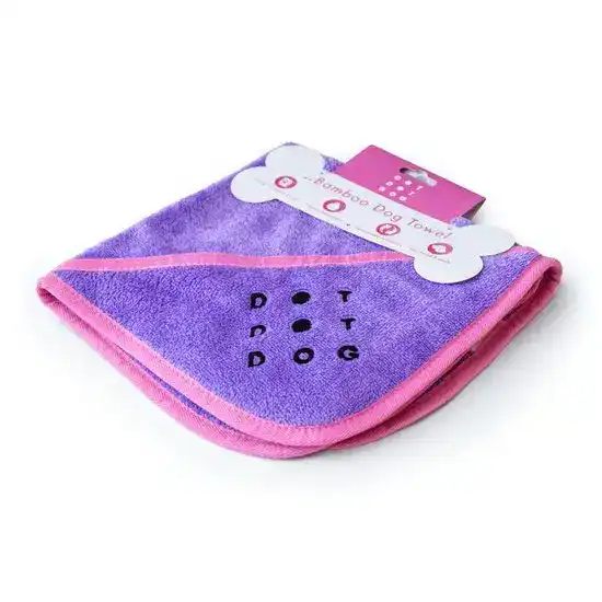 DotDotPet Bamboo Dog Towel for Small Breeds & Puppies 16822