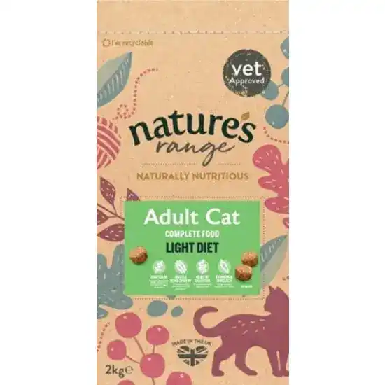 Nature's Range Adult Light Dry Cat Food 17196