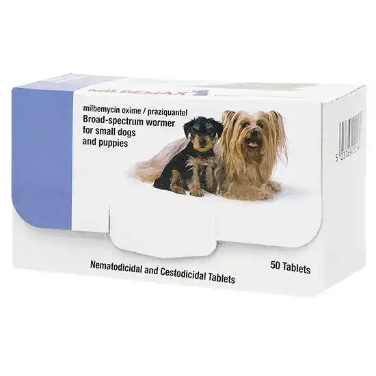 Milbemax Tablets for Small Dog and Puppies 25mg (0.5kg-5kg) 2624