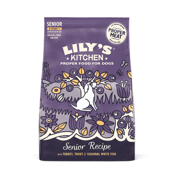 Lily's Kitchen Senior Recipe Dry Dog Food with Turkey