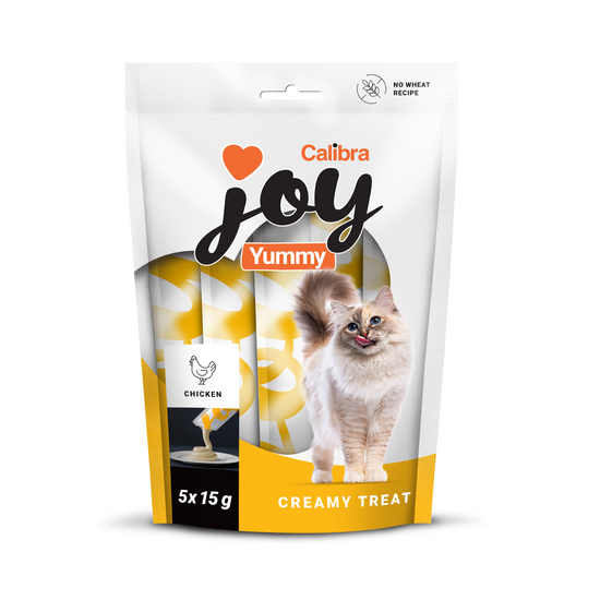 Calibra Joy Yummy Cat Treat Paste Chicken 15g 21112