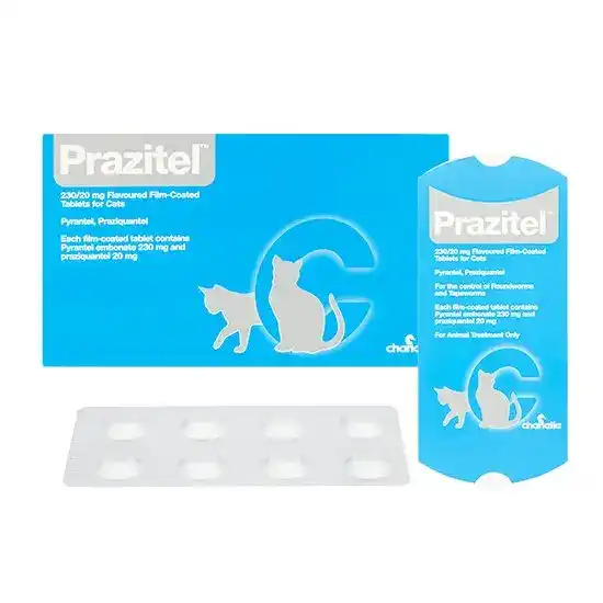 Prazitel Film-Coated Worming Tablets for Cats 9439