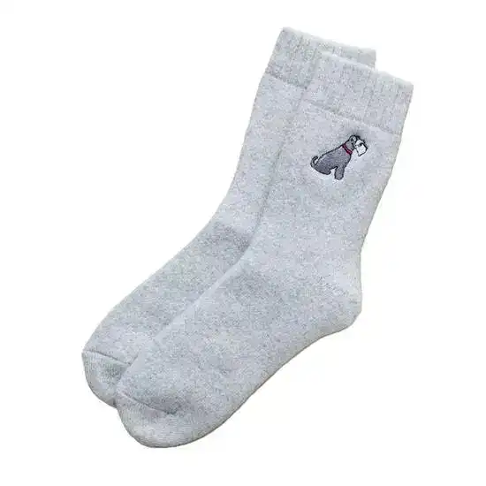 Sweet William Dog Walker Wool Socks Schnauzer 19860