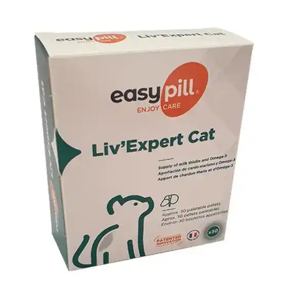 EasyPill Liv'Expert Liver Support Supplement for Cats 3269