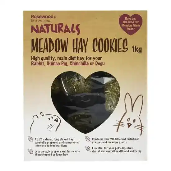 Rosewood Naturals Meadow Hay Cookies Small Animal Treat 19792