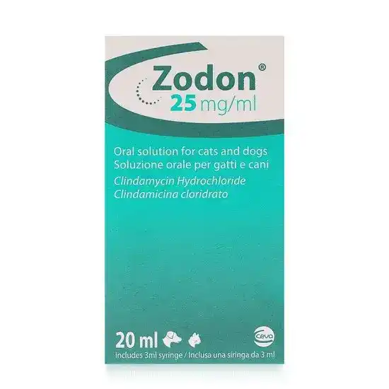 Zodon Oral Solution for Dogs and Cats 25mg/ml 2627