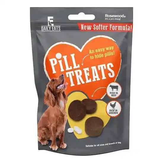Rosewood Daily Eats Pill Treats for Dogs 12 x 80g 18233