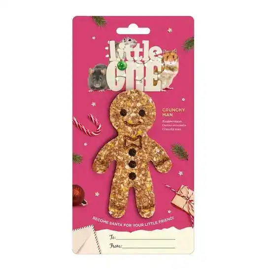 Little One Crunchy Man Christmas Treat Toy for Hamsters
