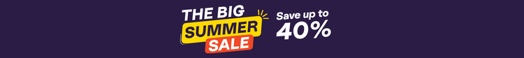 The Big Summer Sale - Save up to 40%