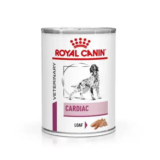 ROYAL CANIN Veterinary Health Nutrition Cardiac Wet Dog Food Loaf 12 x 410g Cans 3904