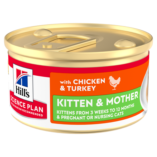 Hill's SCIENCE PLAN Tender Mouse Kitten and Mother Wet Cat Food Chicken and Turk 20488