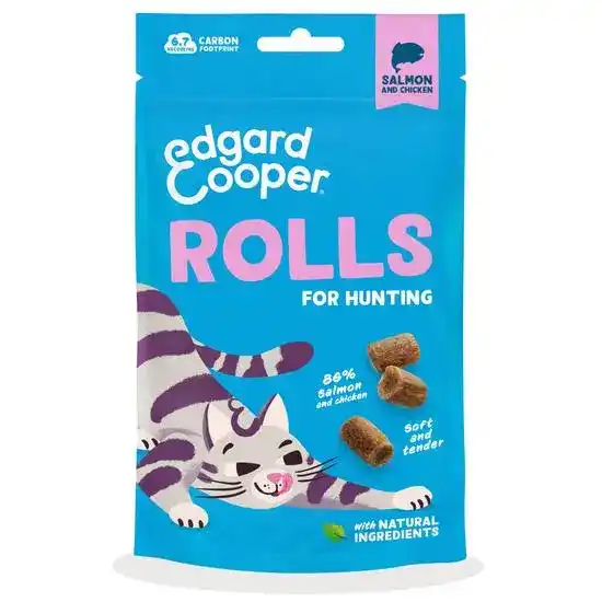Edgard & Cooper Rolls Natural Cat Treats Salmon & Chicken 21073