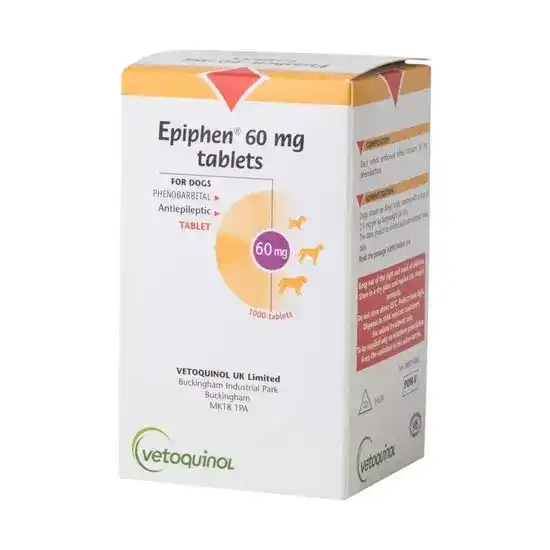 Epiphen (Phenobarbital) Tablets for Dogs 60mg 3015
