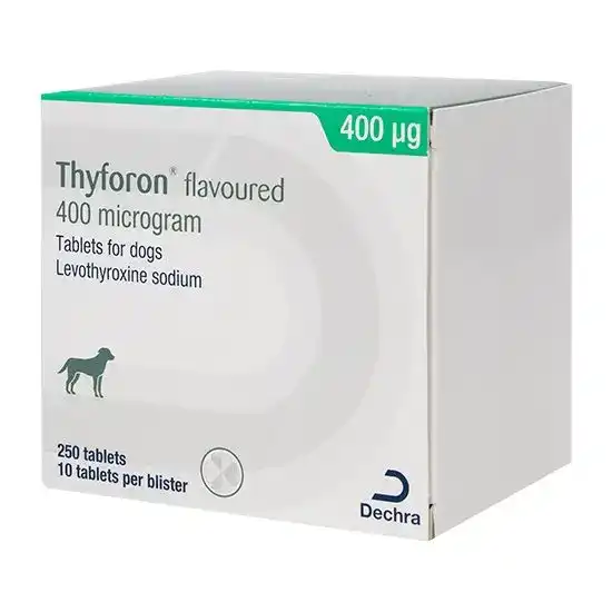 Thyforon Flavoured Tablets for Dogs 400 micrograms 3085